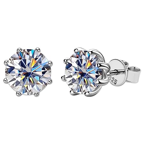 Prostory Moissanit Ohrstecker 1 4 Karat D Farbe