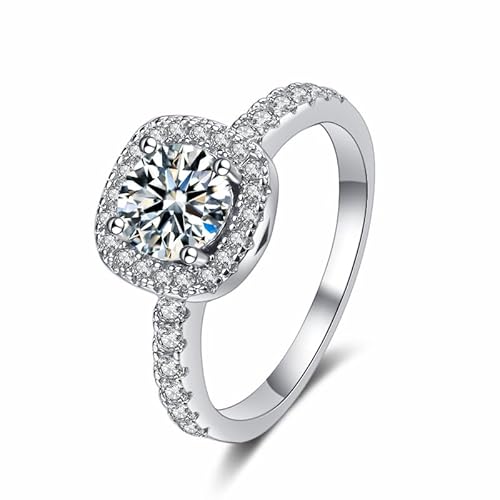 Winglove Valentinstag Geschenk Moissanite Ringe Silber 925 Damen