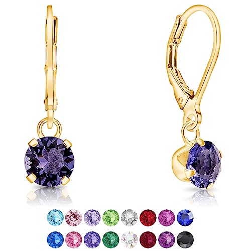 Dtpsilver Damen Klappb Gel Ohrringe 925 Sterling Silber