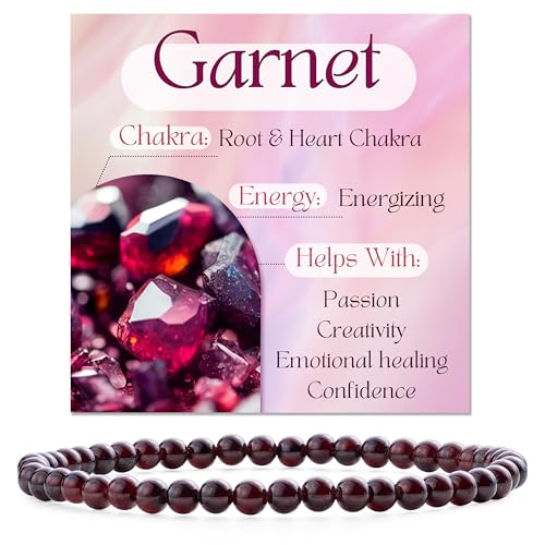 Bivei Granat Energetisierend Kristall Armband F R Frauen