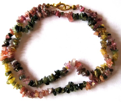 Splitterkette 45 Cm Turmalin Bunt