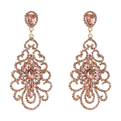 Clearine Damen Ohrringe Hochzeit Braut Party Abend Strass