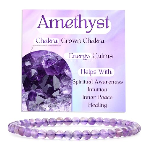 Bivei Amethyst Beruhigt Kristall Armband F R Frauen