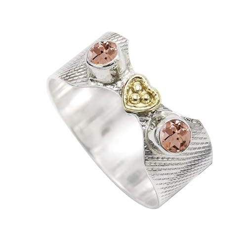 Morganit Im Labor Gez Chtet Edelstein Band Ring