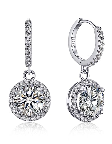 Momentwish Creolen Mit Moissanite Diamant Anh Nger 2